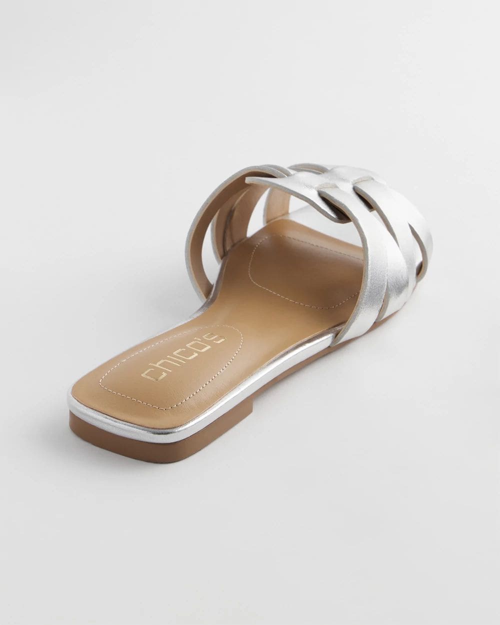 いりこ様 プントピグロ　CROSS STRAP SANDAL 25 新品 Leather Cassidy Cross-Strap Slide Shoes | Chico's